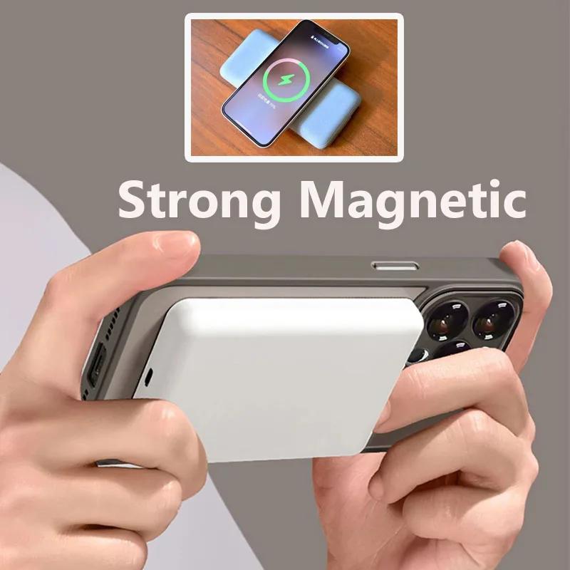Тонкий прозрачный чехол Magsafe для iPhone 15 16 Pro Max 13 12 11 14 Plus Чехлы Магнитная беспроводная зарядка Полупрозрачная противоударная крышка