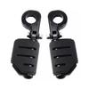Repose pieds parte carter + support SF6 moto noir