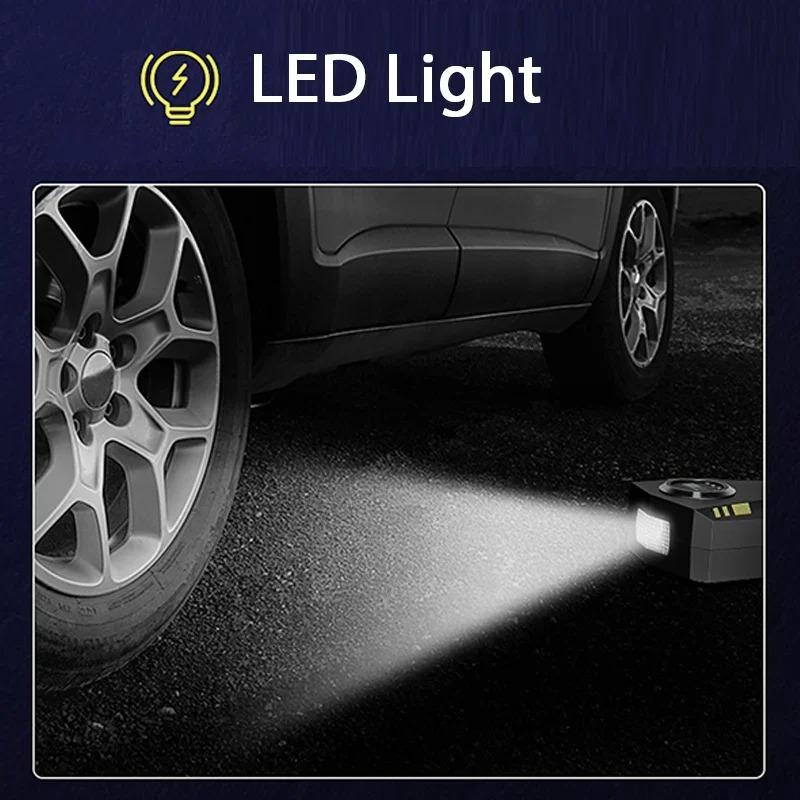 Цифровой насос для накачивания шин, 12 В постоянного тока, автомобильный портативный воздушный компрессор, насос 150 PSI, автомобильный воздушный компрессор для авто, мотоциклов, велосипедов