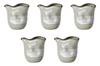 Set of 5 Brushed Cold Sake Cups X 7 X Cm Cold Sake Cups Setomonohonpo [11 10.3 (450cc)]