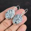 Серьги из яшмы Pinolith, драгоценные камни, серьги из стерлингового серебра 925 пробы, ювелирные изделия из яшмы Pinolith, серьги ручной работы, подарки на годовщину