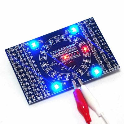 Практика пайки SMD печатная плата светодиодный электронный проект DIY набор SMT PCB