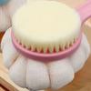 Soft Nylon Shower Brush for Sensitive Skin – Bathroom Long Handle Back Style, Gentle Exfoliating, Odorless & Easy to Clean