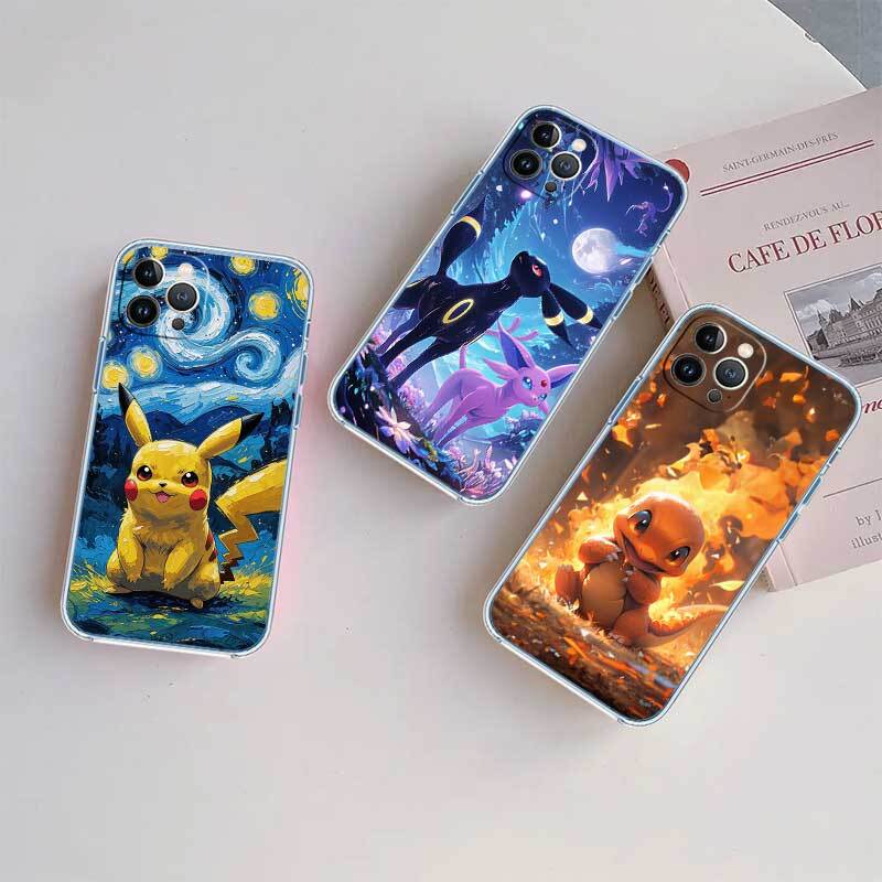Мультяшный чехол Pokemon для Motorola E7 E22 E20 E13 E15 E22S E30 E40 G10 G20 G04 G22 G23 G05 G75 G35 G55 G6 G7 G8 G9 Plus Power Play