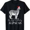 Alpaca Christmas Shirt - Funny Christmas Alpaca T-Shirt T-Shirt