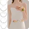 New Handmade Rhinestone Belt Party Prom Bridal Wedding Sash Flower Belts for Women Accessories Gift For Friends
