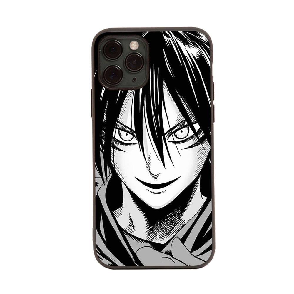 WD30 One Punch Man Black Sofe Case for Samsung Note 20 Lite S24 Ultra S23 A03 A05 A06 A11 A71 A15 A16 A13 A24 A25 A33 A52 A53 A50 M55 M35 Plus