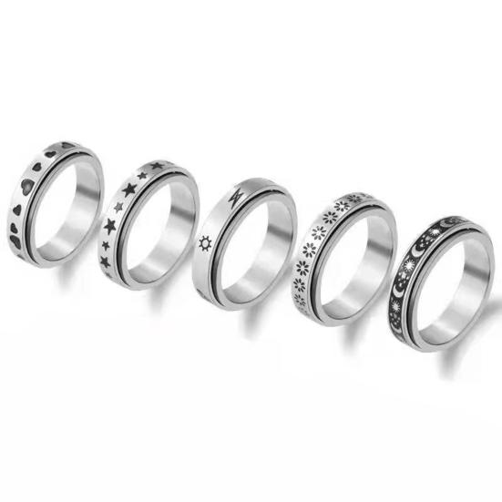 Кольца Fidget Band Привлекательное антикоррозийное качество изготовления