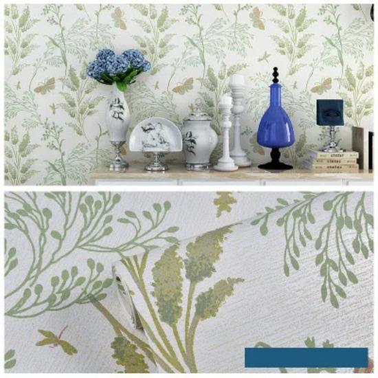 Ретро нетканые обои самоклеящиеся трехмерные для спальни гостиной общежития ТВ фона стены самоклеящиеся