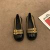 Women's Vintage Round Toe Mary Jane Shoes Slip-On Flats Dress Shoes for Women Lightweight Casual Faux Leather Loafers Shoes