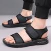 Comfy Breathable Men's Sandals Summer Casual Shoes Classic Anti-collision Toe Shoes Stylish Walk Sneakers New Lightweight Flats