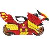 Lively Magic 5th Gen Dreamy Kids' Motorcycle with 4 Cyclone Wheels