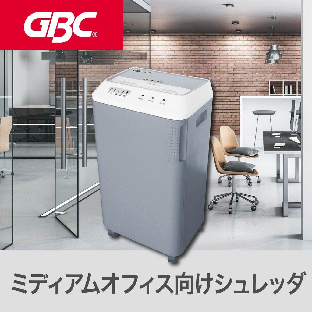 GBC For Office For Commercial Very Small Micro Cross Maximum Shredded Number of 20 Continuous Use Approximately 30 Can Shred Compatible with Dust Box