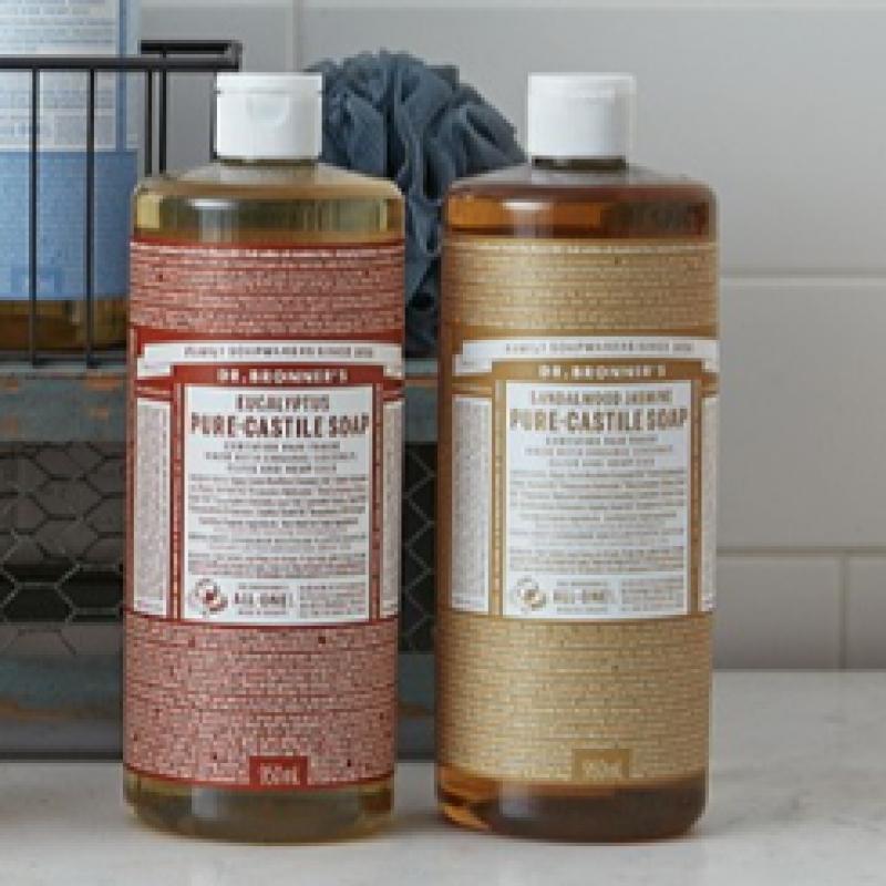 Dr. Bronner S Peppermint Pure caStile Soap 950 Ml