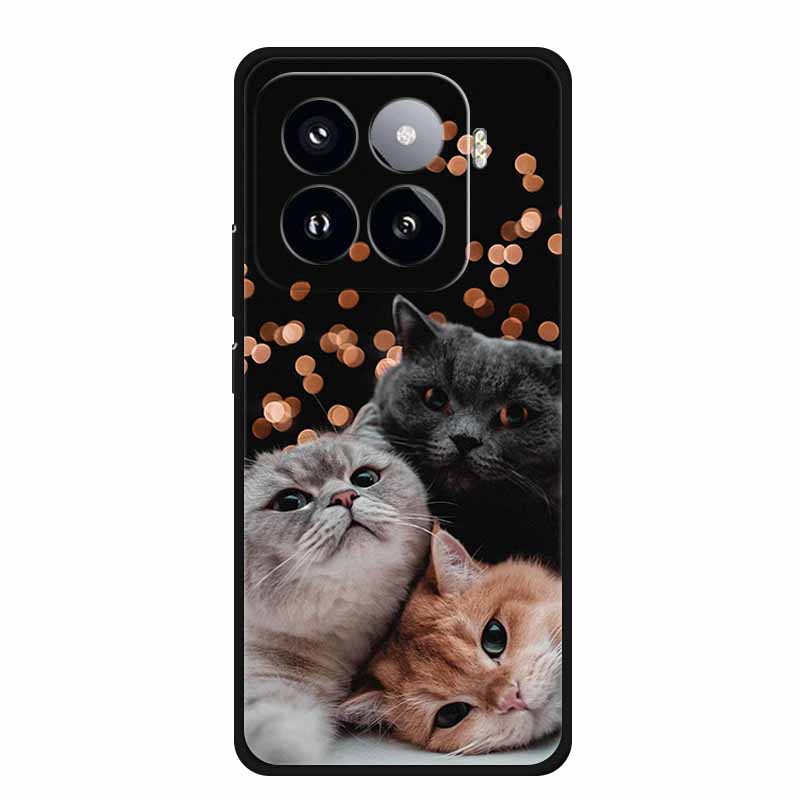 Для Xiaomi 15 Pro Чехол Роскошный Мягкий Силиконовый Задняя Крышка из ТПУ Чехлы для Телефона для Xiaomi 15 5G Защитный Новый Милый Красивый Бампер Coque
