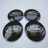 Stylish 4pcs 56mm Auto Car Wheel Center Cap Emblem Decal Sticker For Ford Black And Blue