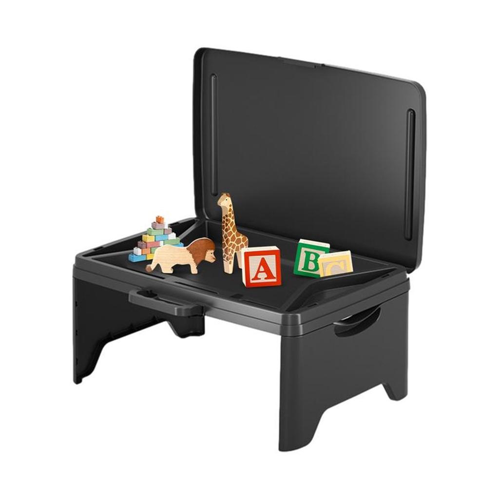 Car Foldable Lap Desk Portable Office Laptop Desk Space-Saving Snack Drink Storage Tray Table Kids Reading Desk Car Accessories