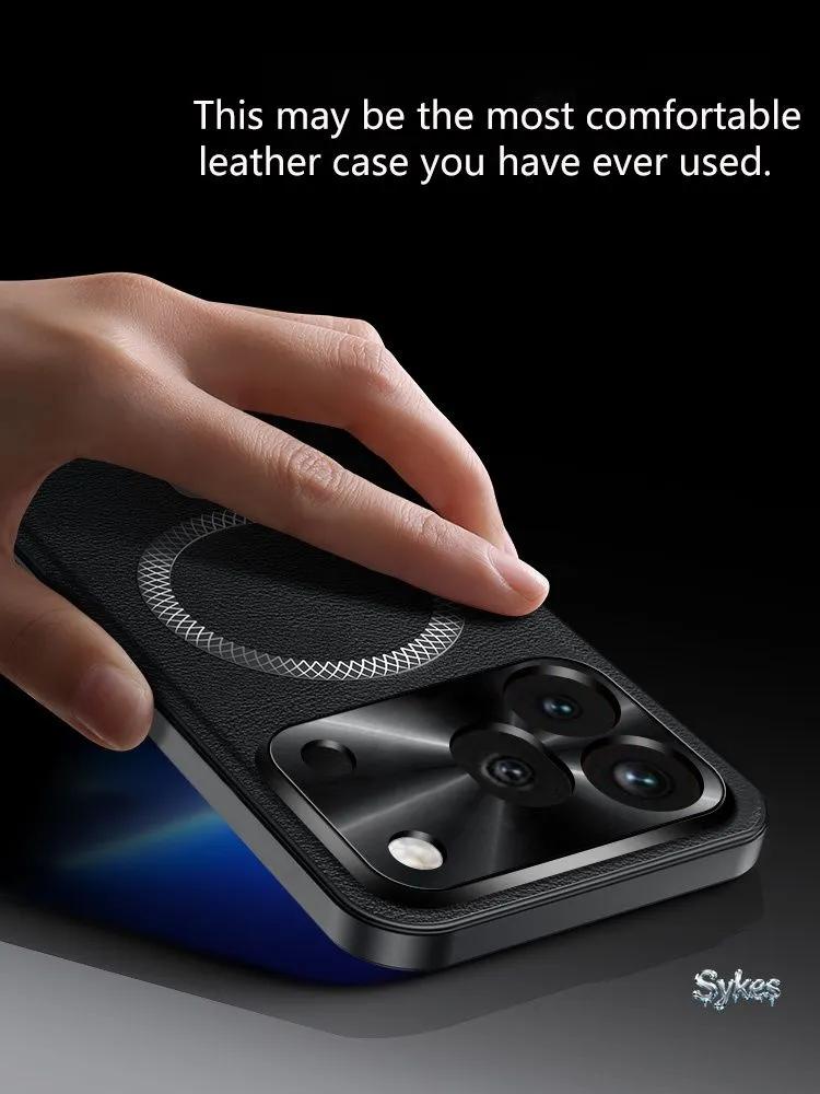 Sykes Luxury Leather MagSafe Case for Honor 600