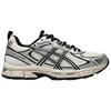 Asics Abrasion Resistant Low Top Running Shoes Women's White Black Sneakers 1012B869-100