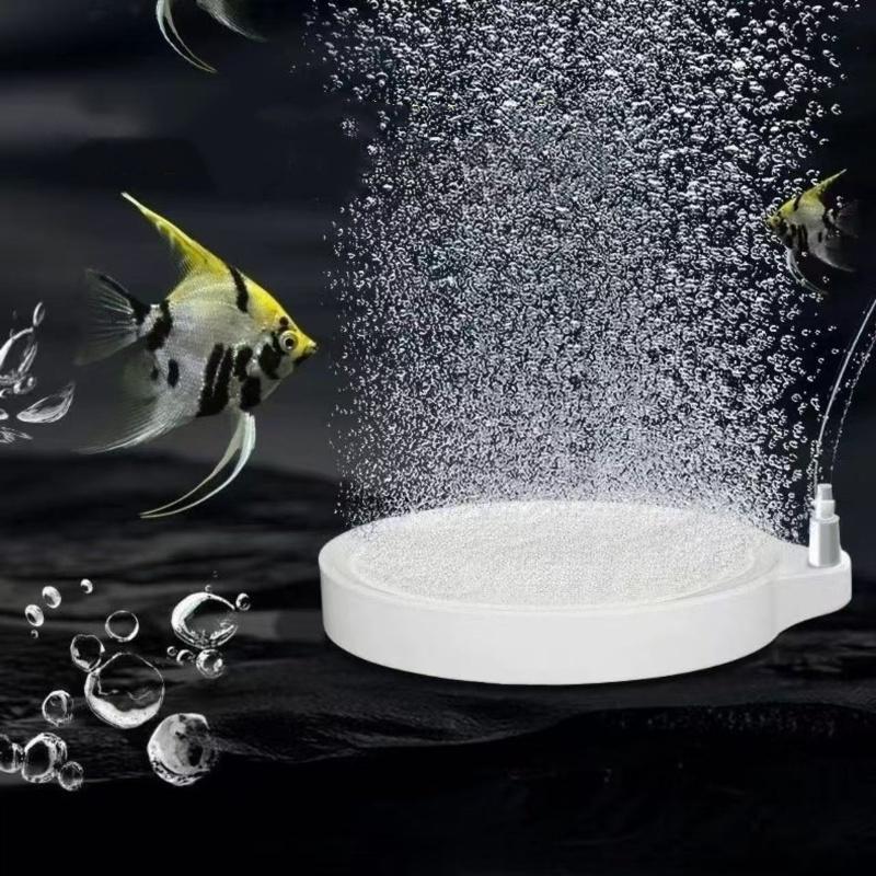 Nano Air Stone Oxygen Aerator for Fish Tank Aquarium Round Air Bubble Pond Pump Hydroponic Diffuser Aquatic Oxygenation A