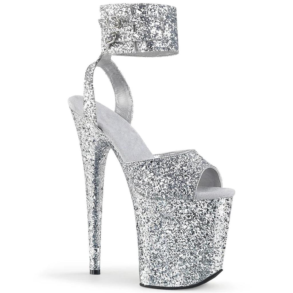 20 см высокая вспышка декоративный элемент водонепроницаемый стол высокий каблук сандалии лодыжка ремень пряжка сандалии для танца на пилоне YKC