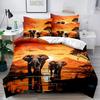 Ground Digital Print Red Rose Butterfly Soft Quilt Cover