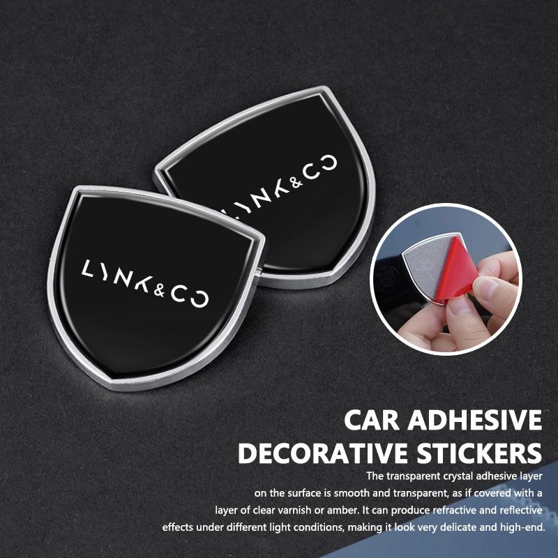 Metal Auto Door Shield Emblem Car Body Badge Sticker Styling For LYNK CO Phev 05 Phev 06 Phev 09 01 02 Hatchback 03