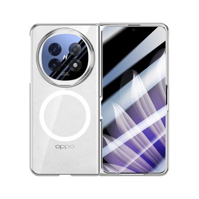 Подходит для чехла для телефона Oppofindn5, пленки, цельнокроеной складной, N5 всевключающей подставки для объектива, магнитной гальванопокрытой, простой для мужчин и женщин