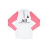 Paris Saint-Germain Color Block Half-Zip Long Sleeve Football Shirt 20-21 Season Men Tops White DC0926-101