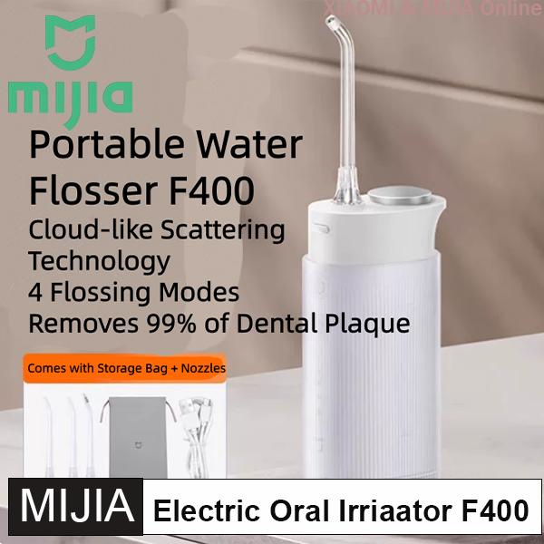 Новый электрический ирригатор MIJIA F400 Портативный Water Pick Флоссер Отбеливание зубов Удаление зубного налета 200 мл