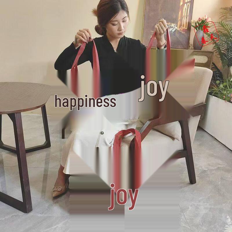 ZISIZ Ламинированная нетканая сумка для покупок