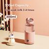 Portable Water Warmer for Baby Formula 300ml Capacity Precise Temperature Control Built-in Battery