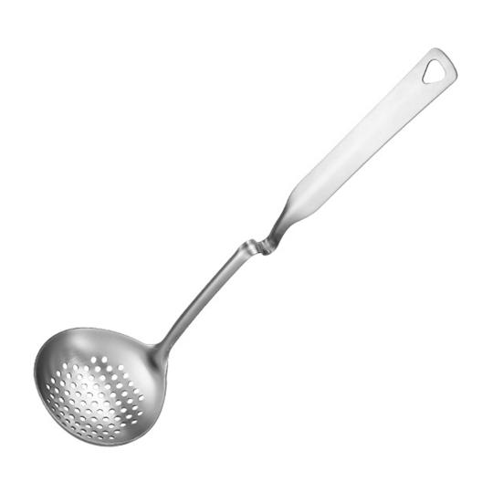 Половник для супа без запаха, высокая термостойкость, нержавеющая сталь 304, кухонная утварь, ложка-сепаратор для ресторана