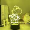 Super Mario Yoshi 3d Acrylic Night Lamp With Touch Control For Kids Room
