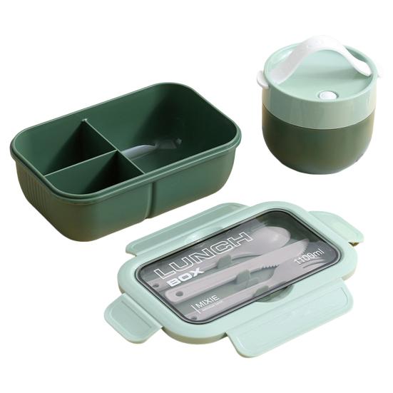 Пищевой класс, два отделения, однослойная коробка для пикника, школьный ланч-бокс для студентов, коробка для бенто для офиса, чашки для супа