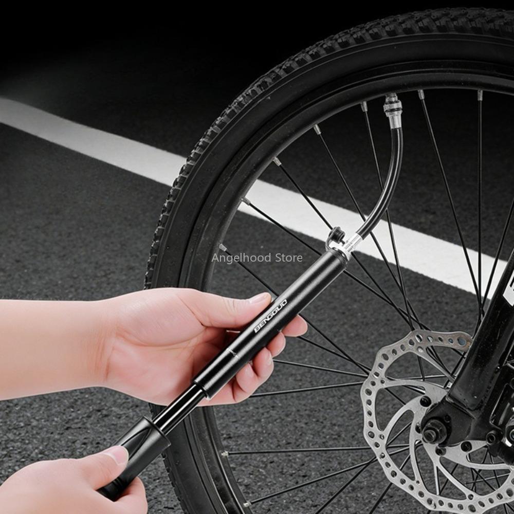 Portable Bike High-Pressure Pump Mini Aluminum Alloy Bike Pump Schrader Presta Valve MTB Road Bicycle Pump Cycling Accessories