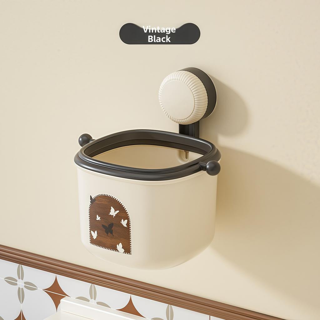 Антикварный стиль присоска ящик для хранения умывальника настенное мусорное ведро хранение полотенец для лица Аксессуары для ванной и кухни