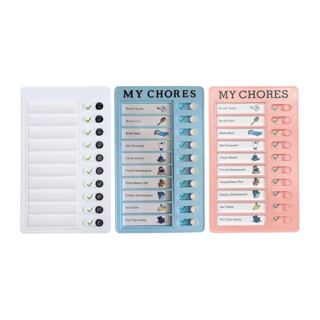 Daily Routine Chart for Kids Reusable Visual Schedule Board Time Management Board For Children Toddler Daily Scheduling
