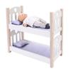 Bunk Beds - Engelhart - 606010 - Solid Wood - 2 Places - Grey and White