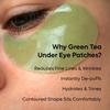 mCaffeine Green Tea Hydrogel Under Eye Patches for Fine Lines & Puffiness | 15 Pairs Cooling Eye Mask for Hydration