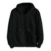 Autumn And Winter Cardigan Zipper Hooded Sweater Men'S Long-Sleeved Jacket Casual Sports Loose Top