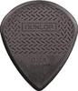 Jim Dunlop Jazz III Nyon Max Grip Pick Jazz 3 Max Grip Carbon Musent Custom Players Pick Included 12-Pack - (Three) Picks, Fiber, Gray, &