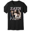 Zain Malik Unisex Tee, Model 859507, Humorous Black Short-Sleeve Shirt