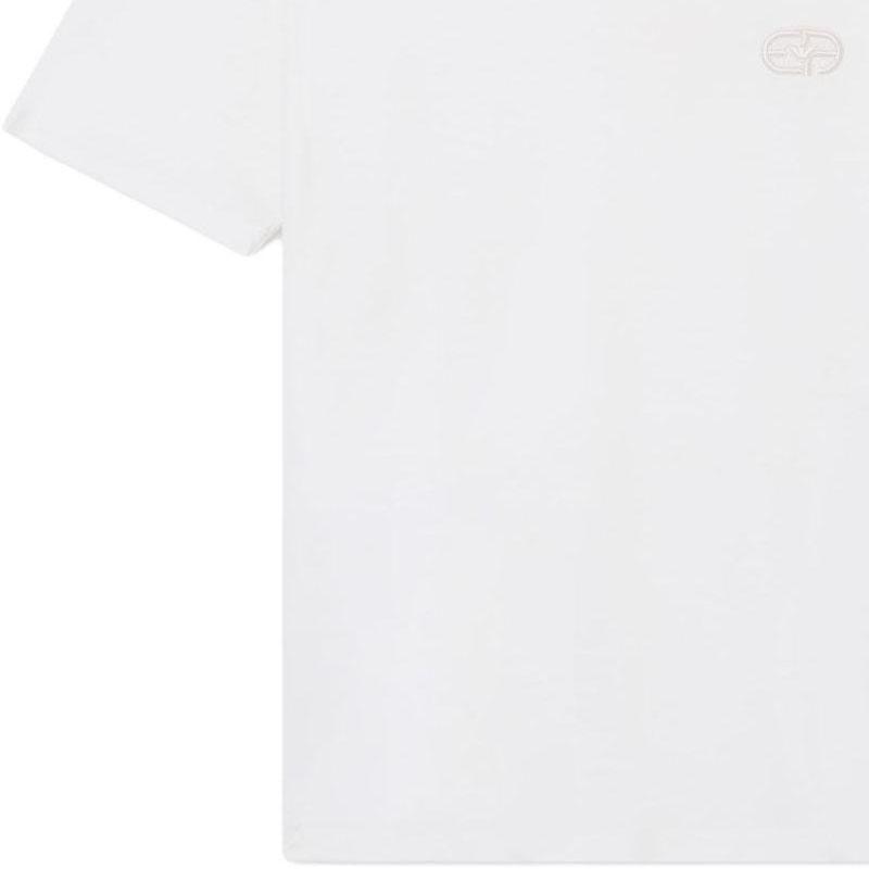 Emporio Armani Мужская футболка с коротким рукавом, однотонная, с круглым вырезом, топ EM004585-AF10017-U0003