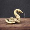3 Стиля Винтажная Латунь Мини Змея Античная Бронза Декор Фигурки Для Украшения Интерьера Настольное Украшение Чайный Питомец Домашний Декор
