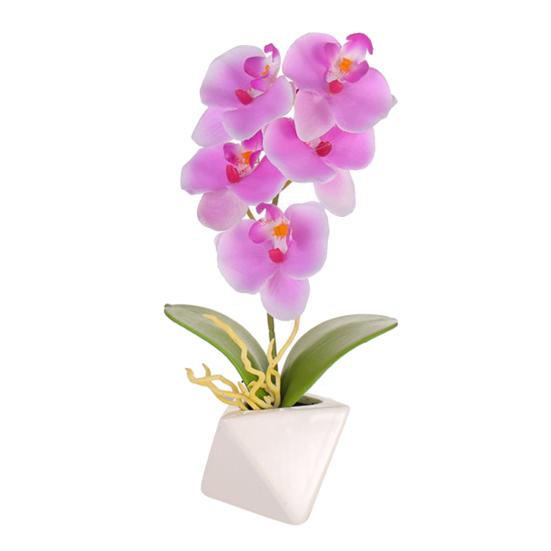 Моделирование фаленопсис бонсай украшения искусственный цветочный горшок сад домашний декор