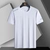 Men's Plus Size Summer Sports Ice Silk T-Shirt – Casual Short-Sleeve Top