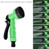 Tuyau d'arrosage extensible 15 m (50 ft) - 7 modes, anti-fuite, textile haute densité, vert
