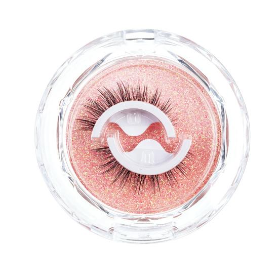 1 пара самоклеящихся накладных ресниц многоразового использования, естественный вид, тонкие, пушистые, синтетические накладные ресницы ручной работы, полоски, женские инструменты для макияжа глаз