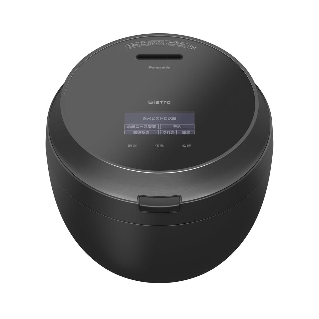 Panasonic Rice Cooker 1 Sho Top Model Bistro Craftsmanship AI Pressurized Hot Air Pump Equipped with 2 Maintenance Parts Black SR-V18BB-K